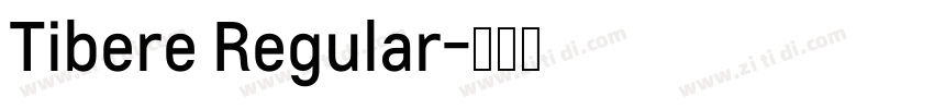Tibere Regular字体转换